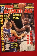 FIBA Basketball July 1993-Shaquille-Miami-POSTER-Drazen Petrovic Tribute-NoLabel