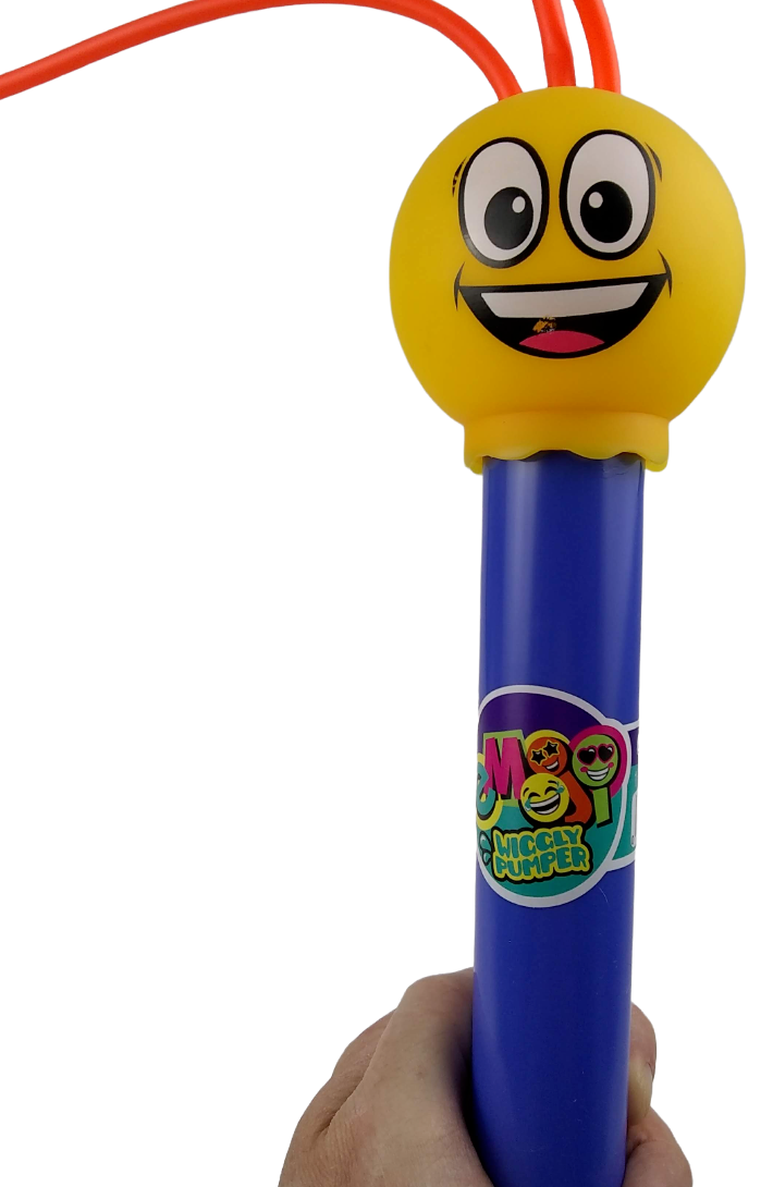 Emoji Wiggly Pumper JaRu Summer Water Fun Pool Pump Toy Big Googly