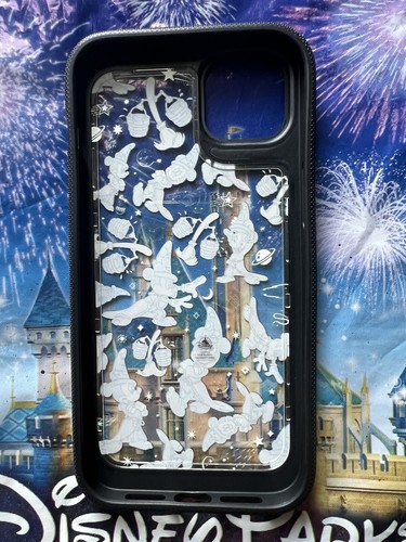 DISNEY PARKS Mickey Mouse The Sorcerer Fantasia Clear IPHONE 14/15 Plus CASE - Picture 2 of 2