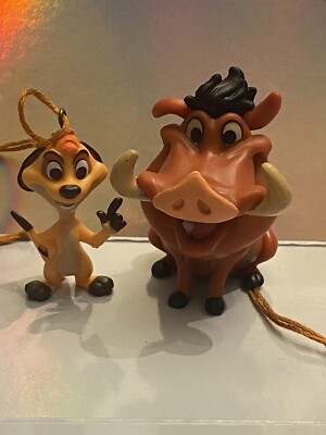 Disney Pumbaa and Timon from the Lion King Christmas Ornaments