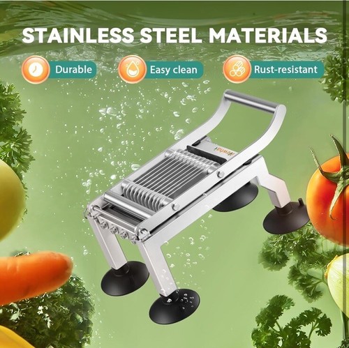 Newhai Commercial Tomato Slicer 0.4”/10mm Thickness Manual Tomato Cucumber…. - Picture 3 of 7