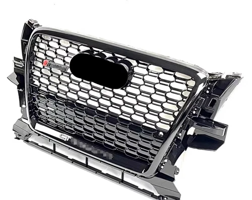 Para Audi Q5 RSQ5 2009-2012 Parachoques Delantero Parrilla Negra Panal Parrilla - Imagen 4 de 4