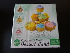 Wilton Cupcakes N' More Dessert Stand Party Display Metal Holds 13 Cupcakes