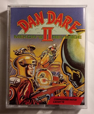 DAN DARE II - RARE Virgin Original - Commodore 64 C64 C128 - GETESTET siehe Fotos