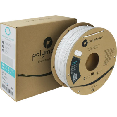 PC-ABS Polymaker 1,75 mm | 1000 g, 3D Drucker Filament, Farbe weiß