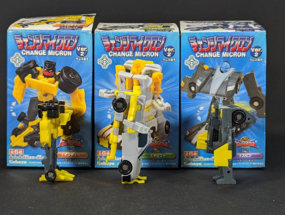 Transformers Kabaya Change Micron Legend Race Team complete Armada Minicon - Image 4 of 4