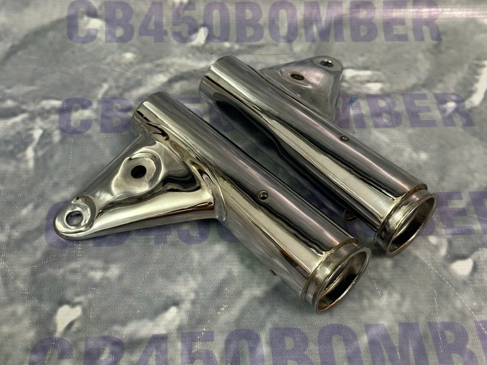 1973 Honda CB350 CB 350 tampa de orelhas de garfo dianteiro duplo, suporte de suporte para farol CB350 - Imagem 3 de 4