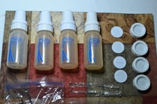 Lot 4 Dr. Brown's Natural flow 4 oz/120ml Baby Bottles Anti- Colic 20 Nipples