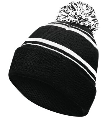 Holloway 223860 Unisex 100% Acrylic Knit Two Layers Pom Pom Homecoming Beanie
