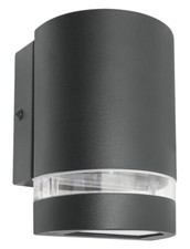 Modern Graphite Single Down Wall Light Outdoor GU10 Garden Wall Lamp ZLC335B