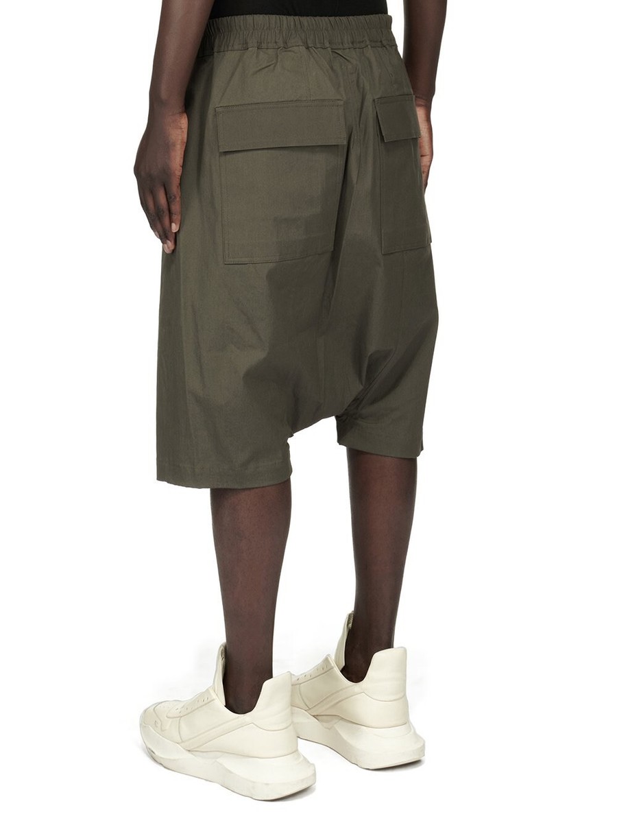 rick owens drop crotch pod shorts dark dust | eBay