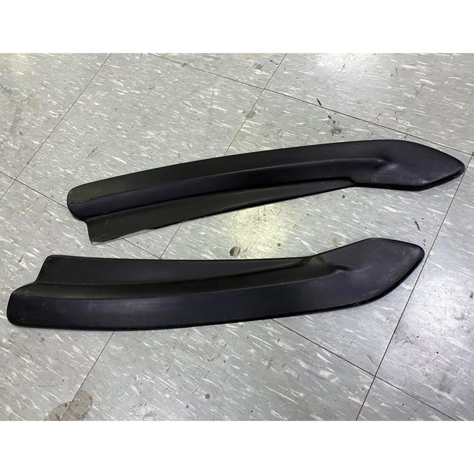 Matte Black Fit For Audi RS6 C7 5D Avant Rear Side Bumper Splitter 2013-2018 Foto 4 de 4