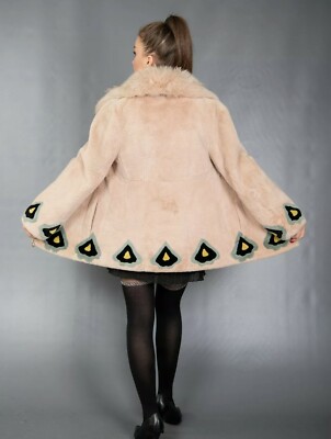 S. NEW SHEARED BEAVER JACKET 100%REAL FUR VERY SOFT BEAUTIFUL 40%OFF