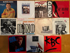 PICTURE SLEEVE LOT OF 11 --- 7" RECORDS -- MIXED GENRE 45's