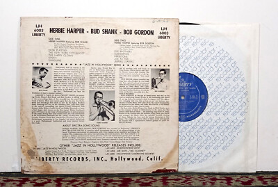 Herbie Harper Feat. Bud Shank And Bob Gordon, 1956 LP, Swing Jazz