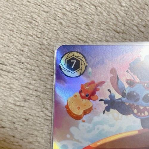 Disney LORCANA TCG The first chapter 206/204 JA 1 enchanted Stitch FOIL Japanese - Picture 3 of 11