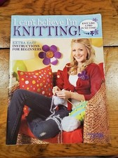 I CAN'T BELIEVE I'M KNITTING FOR BEGINNERS BOOKLET FREE SHIPPING