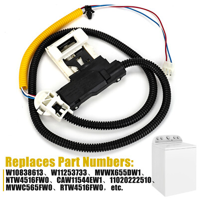 Latch Assembly Washing Machine Lid Lock Switch Cable Repair