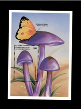 CLASSICI VINTAGE - Dominica 1998 - Funghi - Foglio francobolli ricordo - Scott 2052 MNH