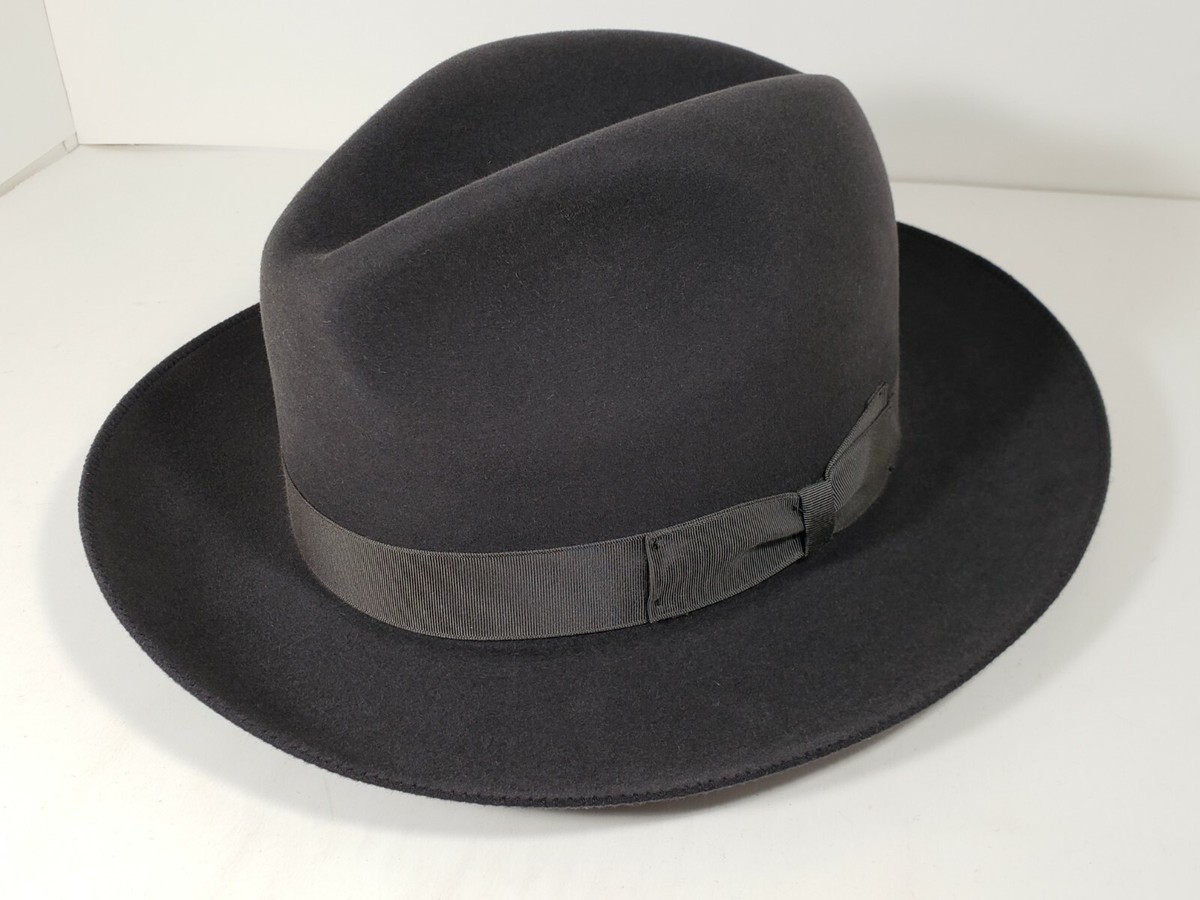 BORSALINO COMO II FUR FELT HAT FEDORA GRAY MADE IN USA | eBay BORSALINO COMO II FUR FELT HAT FEDORA GRAY MADE IN USA | eBay