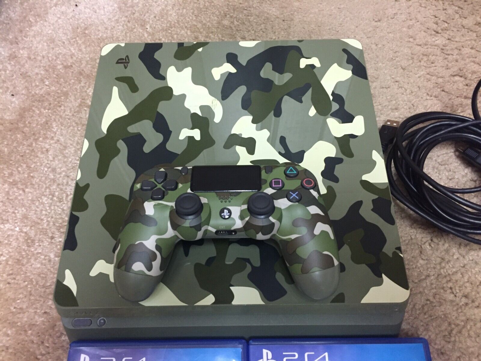 Playstation 4 PS4 Slim 1TB System Console COD Special Edition w Controller  Games