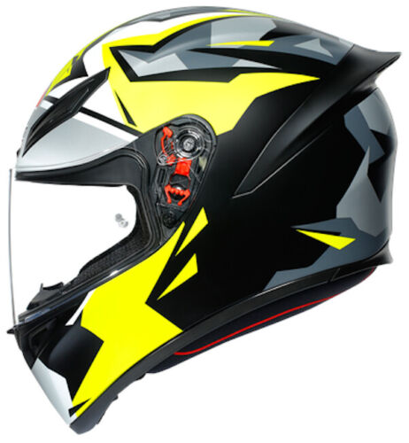 Casco Helmet Integral Capacete AGV Full-Face K1 K-1 Superior Mir 2018 Tamaño Ms - Imagen 4 de 6