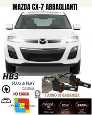 ❤️‍🔥❤️‍🔥KIT FULL LED HB3 ABBAGLIANTI MAZDA CX-7 CX 7 6000K CANBUS 6400 LUMEN❤️