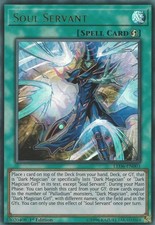 Yugioh - Soul Servant - LED6-EN003 - Ultra Rare - 1st Edition + A Bonus Card