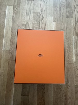 Hermes Box Original 1496 Birkin 25 Bag leer mit Stoffband