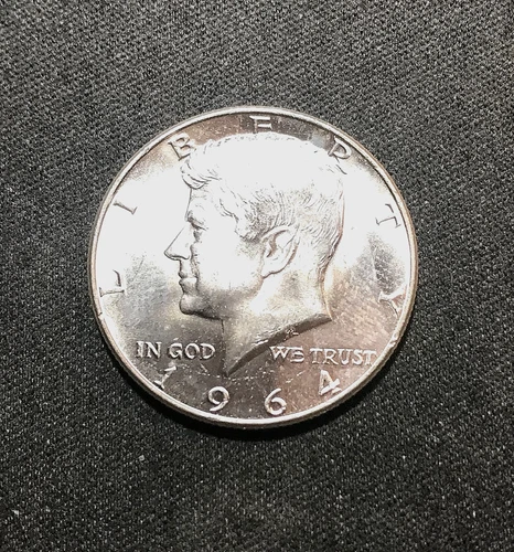 Uncirculated 1964 Philadelphia Mint Silver Kennedy Half Dollar from A Roll