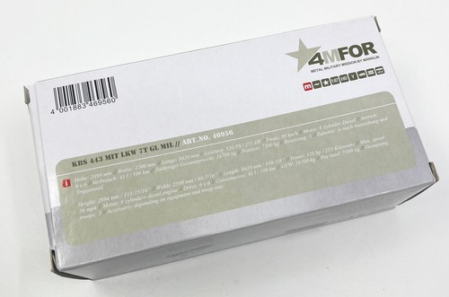 Märklin Metall Militär Mission 4MFOR 46956 KBS 443 MIT LKW 7T GL MIL - Bild 2 von 2