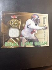 2001 Fleer Authority - Goal-Line Gear-Game Warn Jersey Warren Sapp Buccaneers
