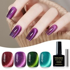 6PCS Nail Gel Polish Pearl Gel Nail Set Soak off UV LED Cat Eye Nail Varnish Kit