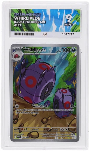 ACE 9   - Whirlipede - 133/086 - Black Bolt - Pokemon