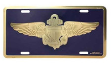 navy aviator license plate made in usa