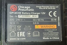Chicago Pneumatic CP12CHE Battery Charger - 12 V  3 Amp