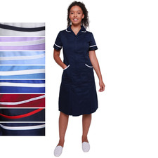 Healthcare Dress Nurse Uniform Medic Dental Therapist Tunic Workwear Kingfisher