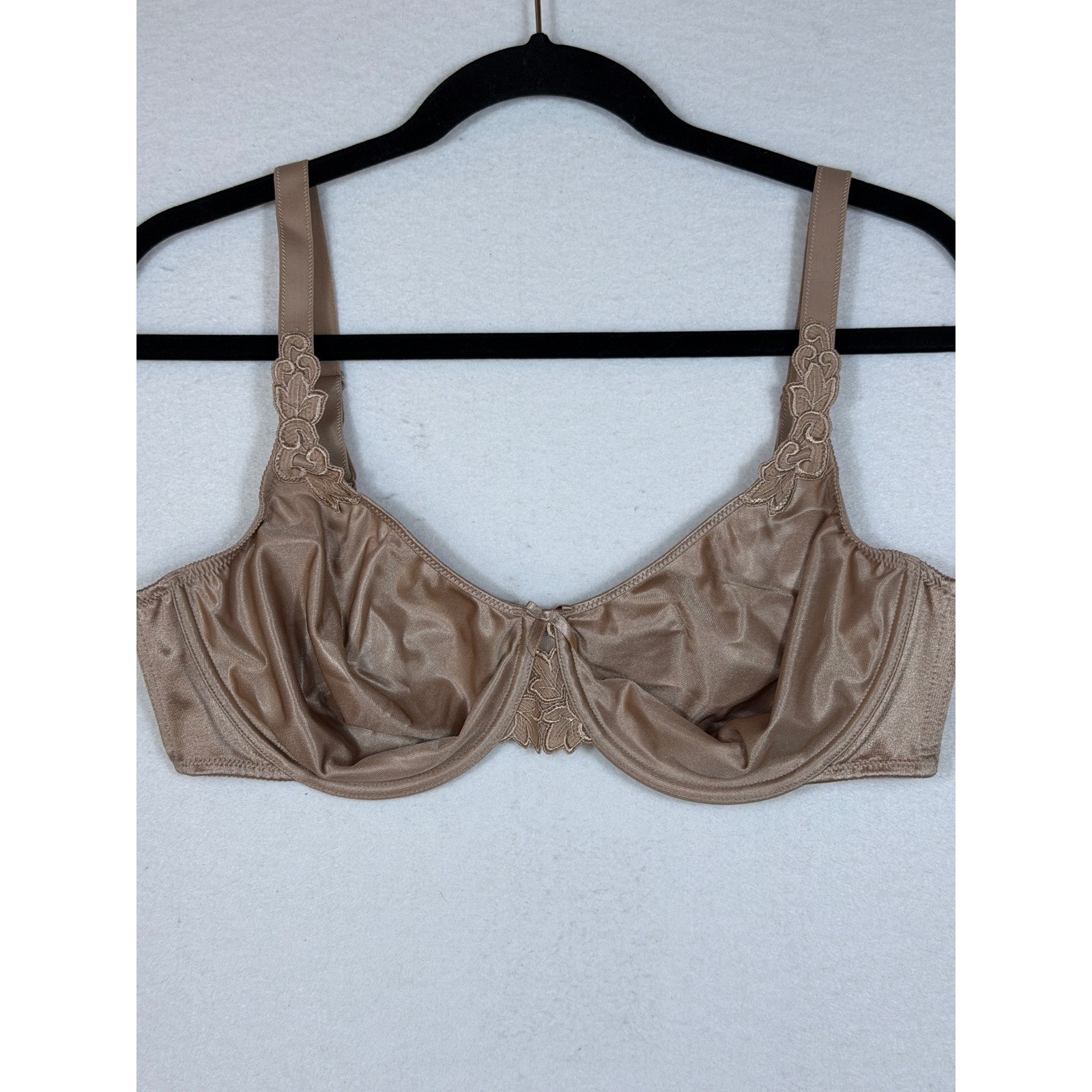 Chantelle Hedona Unlined Underwire Bra Women 42C Nude Shimmer Floral C20310