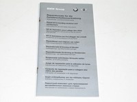 Mini Windschutzscheiben-Anbringungsanleitung 73360/073 Neu Original