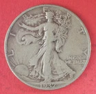 1937  WALKING LIBERTY HALF-DOLLAR (50¢) SILVER COIN  (WL-08)