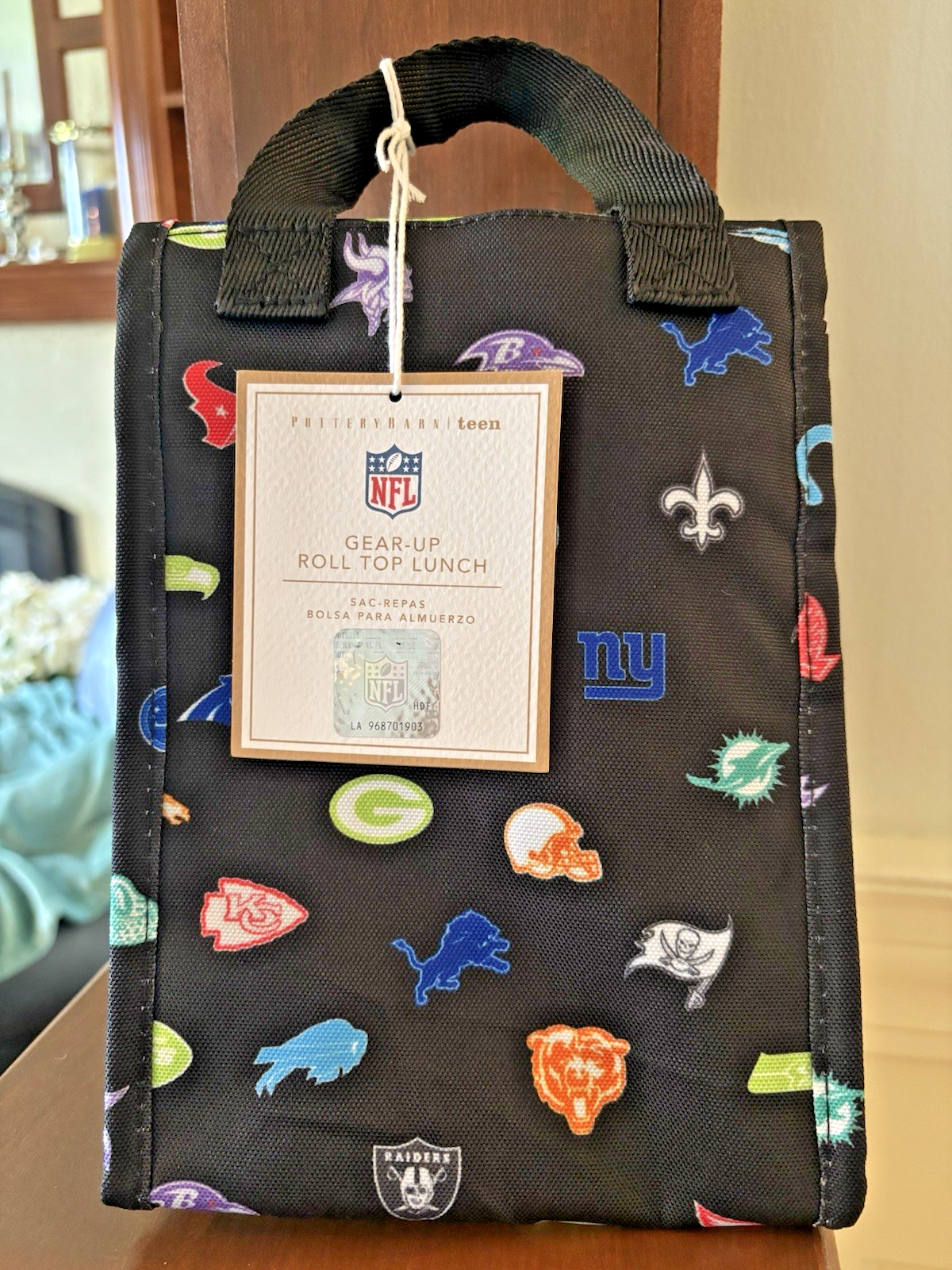 PONY Pottery Barn School MLB Baseball Lunch Bag NFL borsa sportiva calcio Disney set.