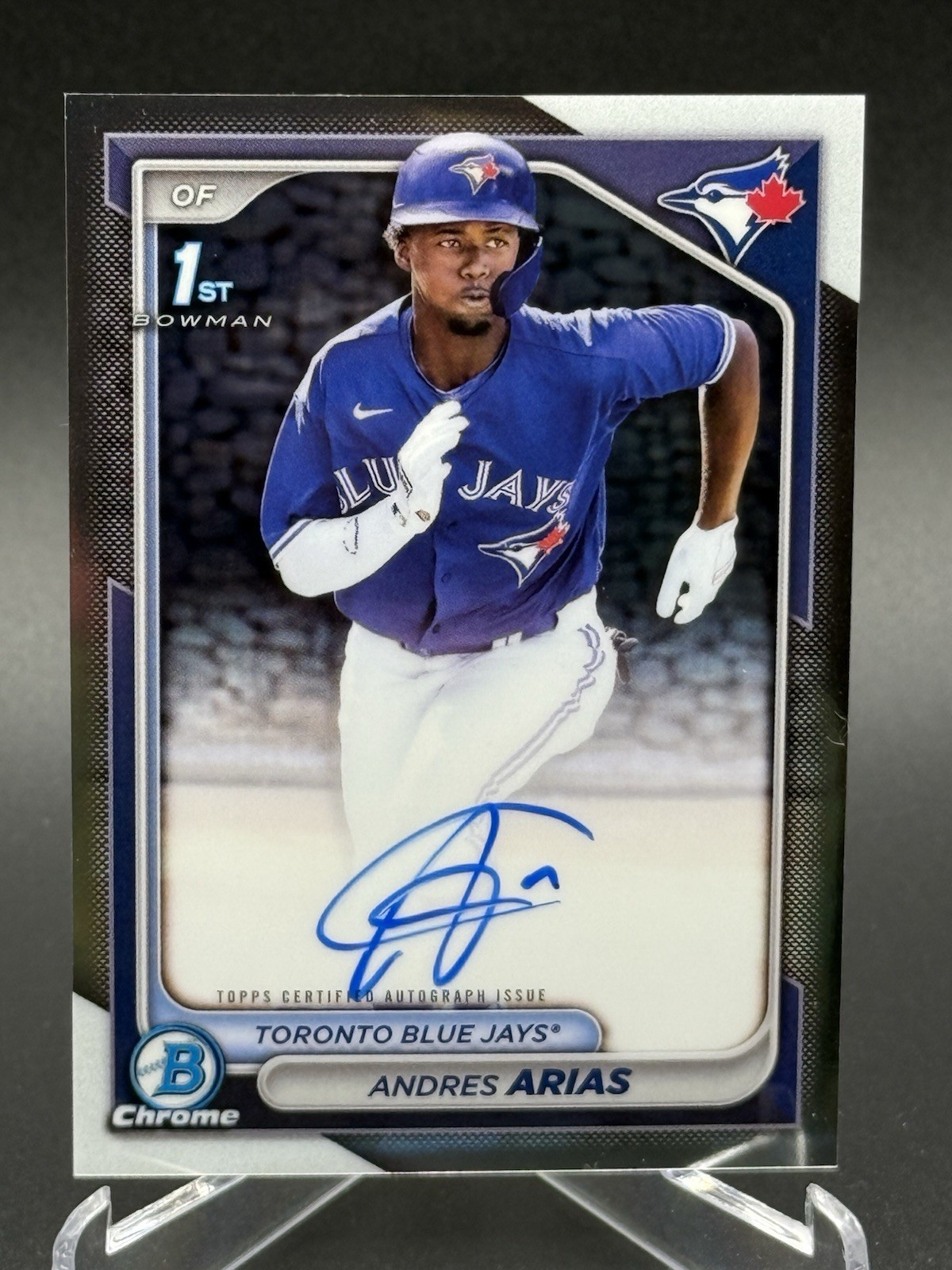 2024 Bowman Chrome ANDRES ARIAS Bowman 1st Chrome Auto