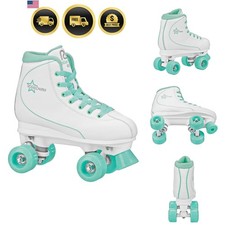 Roller Star 600 Women's Roller Skates - White/Mint - Size 07