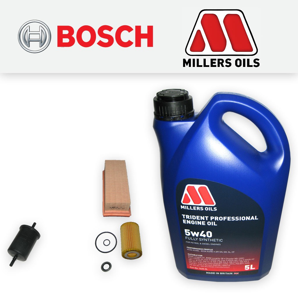 SERVICE KIT for RENAULT CLIO MK2 1.2 16V D4F712 OIL AIR FUEL FILTER +OIL (01-03)
