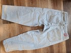 Empyre Jeans 30 Blue Light Wash Embroidered Tapered Waist Actual 32" — photo 2