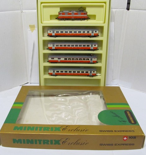 Minitrix, Spur N, 1031, analoge Zugpackung, Innenbeleuchtung, SBB, OVP, XZ2274X | Condition: Gebraucht