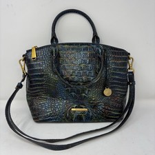 Brahmin Duxbury Westfield Satchel Multi Colorway Handbag Pro Cover Rare EUC