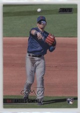 2021 Topps Stadium Club Black Foil Andres Gimenez #178 05n7