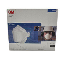 3M Aura 9320+ Atemschutzmaske FFP2 Einweg einzeln verpackt 20 St&uuml;ck