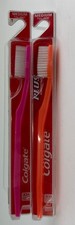 2 VTG Colgate PLUS Toothbrush Diamond Shape Full Head Medium